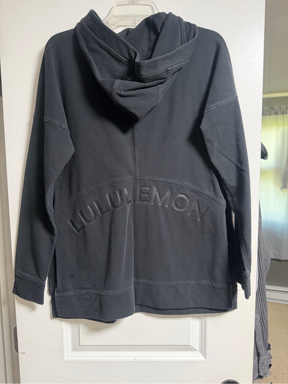 Lululemon Black Hooded Pullover with Logo